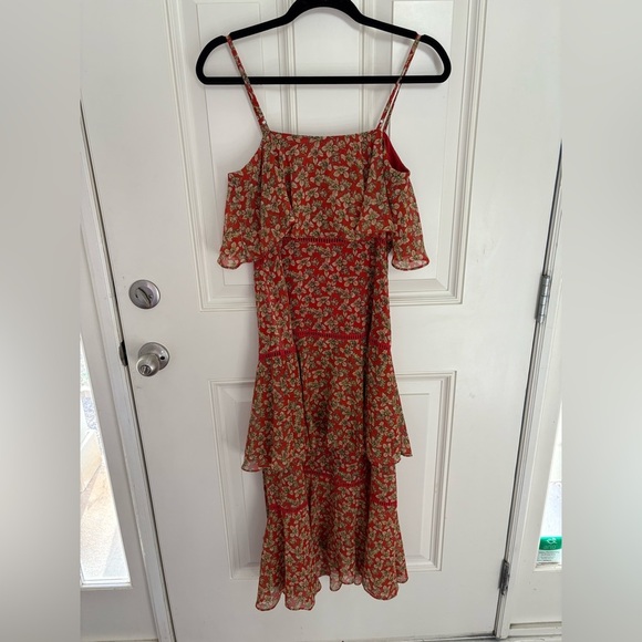 Rebecca Minkoff Floral Clarissa Dress Size 4 - Picture 5 of 6